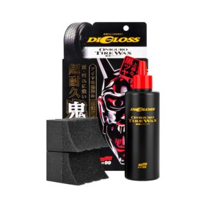 Soft99 Digloss Black Devil Tire Wax + 2pcs Pitasupo sponge 200ml